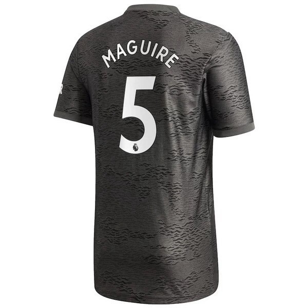 Camiseta Manchester United NO.5 Maguire Segunda Equipación 2020-2021 Negro